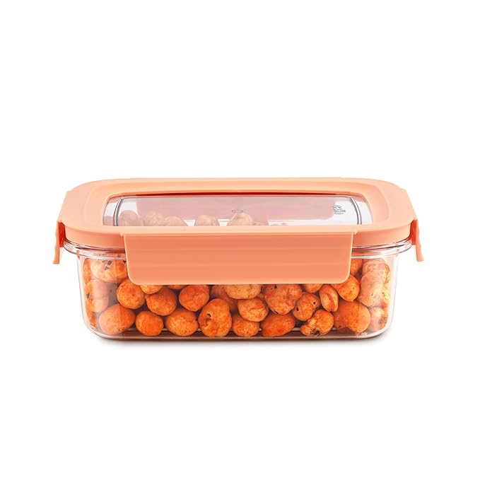 CELLO Stylelock Pet Storage Container for Kitchen 410ml Baby Orange