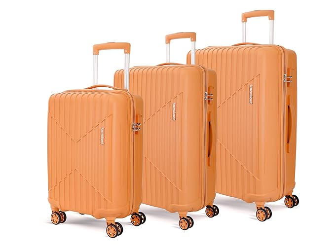 KAMILIANT by American Tourister Savvy|Trolley Bag Set of 3 (55+70+80 cms) for Travel| Hard Case