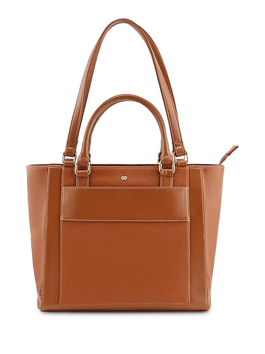 Symbol Premium Women’s Tote Hand Bag crafted from Imported PU | Stylish | Office Use – 14″ Laptop