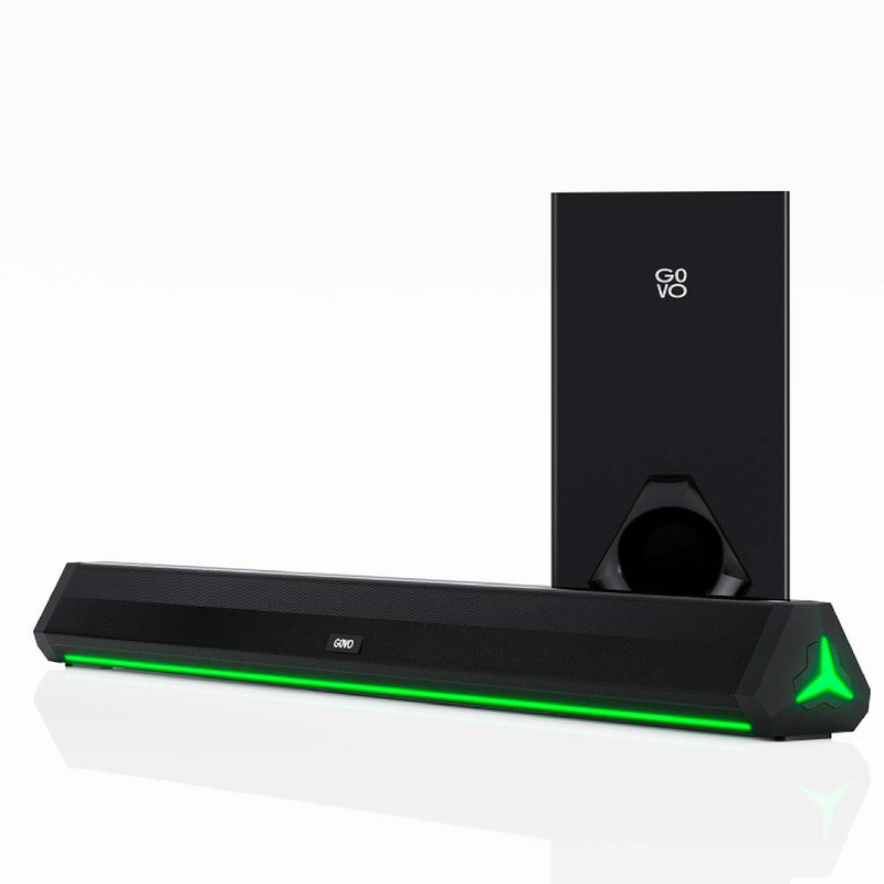 GOVO GOSURROUND 900 | 2.1 with 6.5” Wired Subwoofer 200 W Bluetooth Soundbar