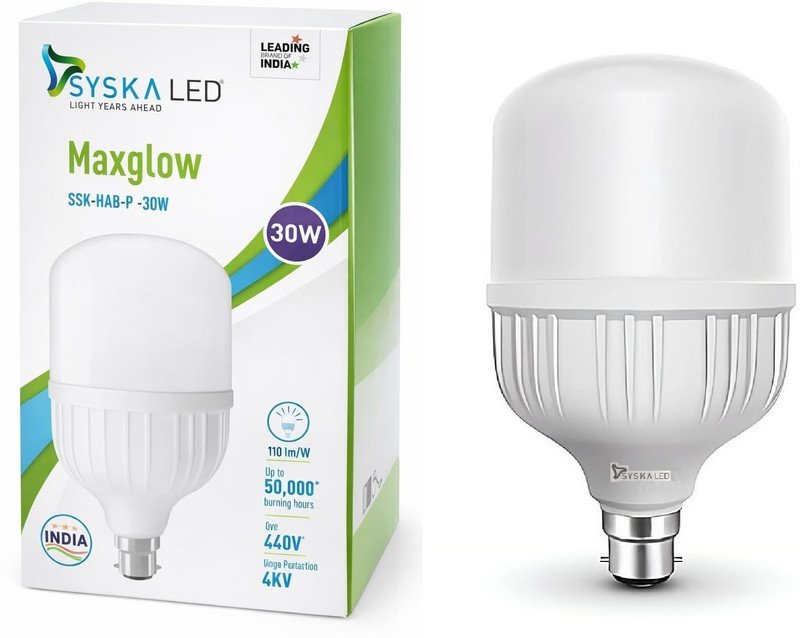 Syska 30 W Basic Standard B22 LED Bulb