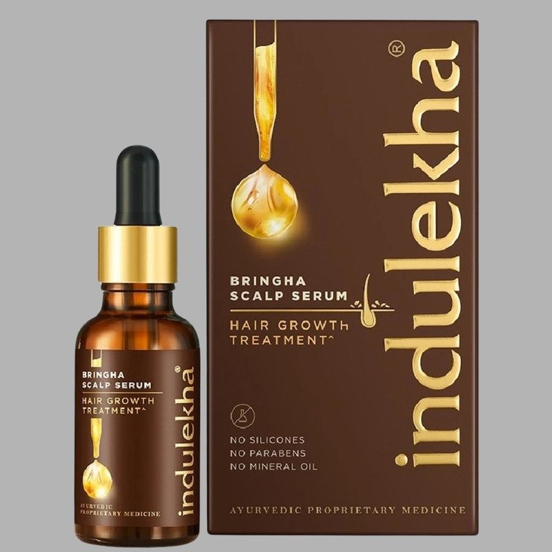 indulekha Bringha Hair Growth Treatment Scalp Hair Boost Serum (3…more