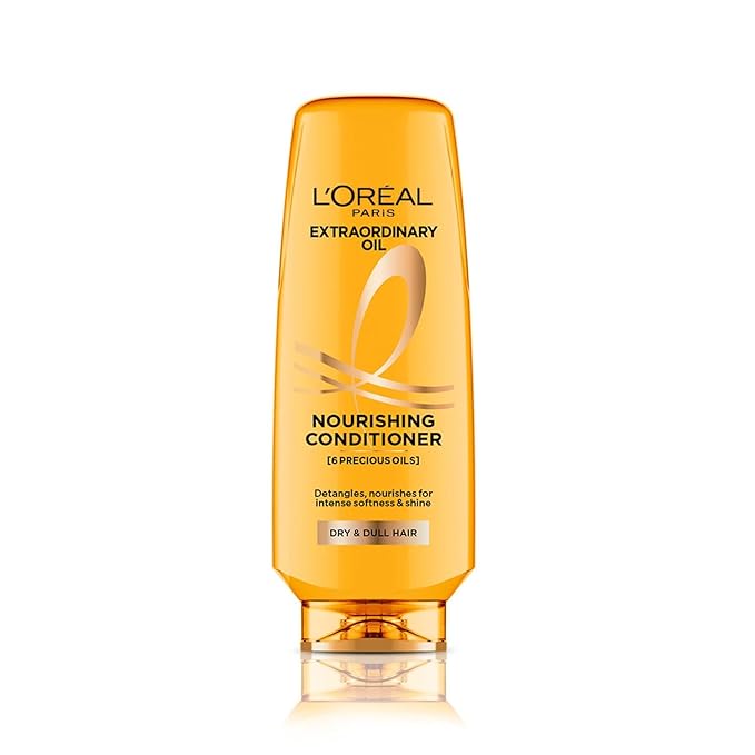 L’Oreal Paris Fresh Extraordinary Oil Nourishing Conditioner, Moisturising & Hydrating, For Dull, Dry & Lifeless Hair 340 Millilitres, Grease-Free And Weightless Finish