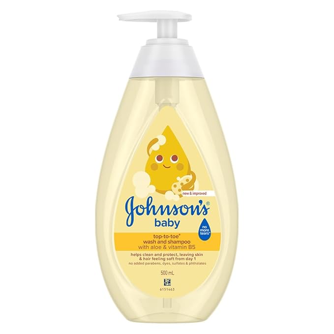 Johnson’s Baby Top to Toe Baby Bath, 500ml