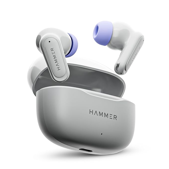 HAMMER Airflow Neo Earbuds with 80H Playtime (Grey)