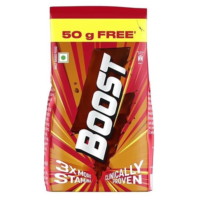 Boost Chocolate Nutrition Drink 800 g Refill Pack|| For 3X stamina – Builds bone & muscle strength