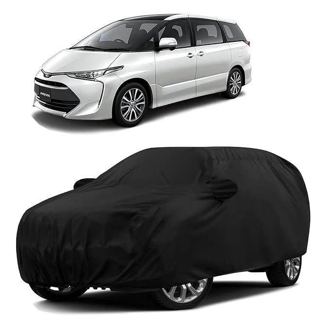 Sulfar 100% Water Resistant Car Body Cover Compatible (Black)