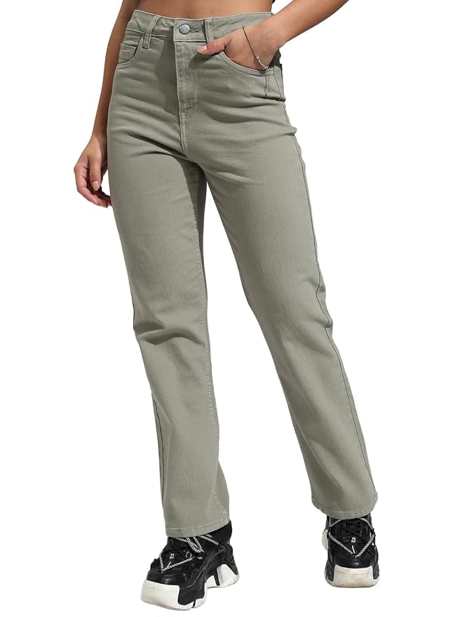 Tokyo Talkies Women’s Flared Regular Track Pants | Stretchable Trackpants | Casual Track Pants| Mid-Rise| Gymwear | Sports Wear