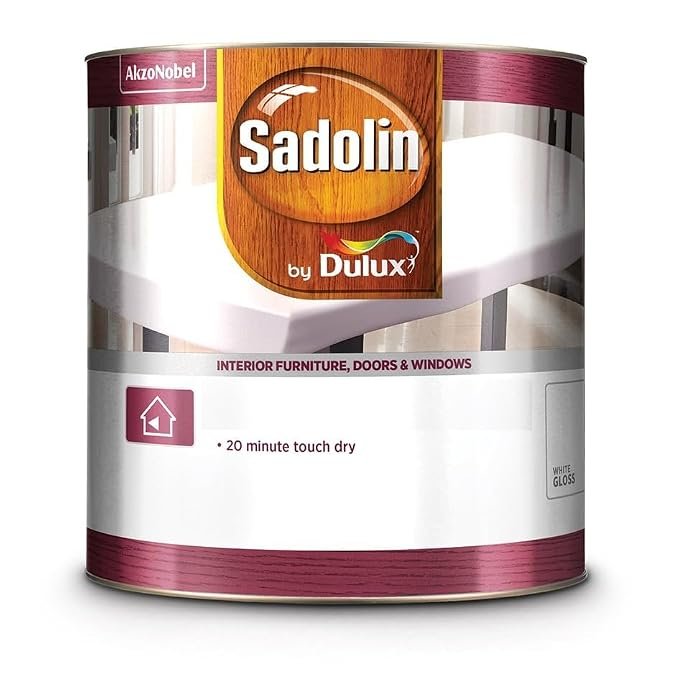 Dulux Sadolin PU Wood Polish Gloss Finish for interior surfaces | Excellent resistance to scratches, stains, and cracks | Water resistant, all weather durable and long lasting, 4 Litres