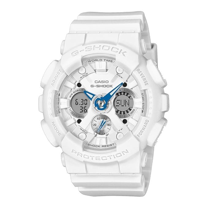 Casio G-Shock Women GMA-S120SA-7A2DR Analog-Digital White Dial Women (G1721)