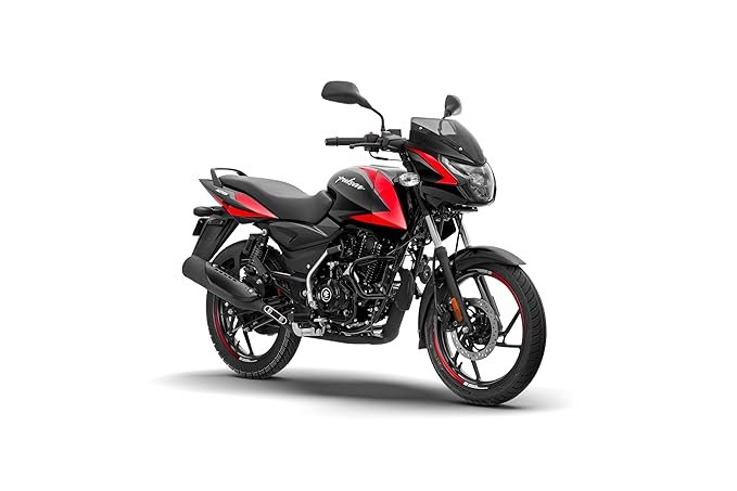 Bajaj Pulsar 125 Neon Disc Bike Ebony Black Racing Red Booking for Ex-Showroom Price