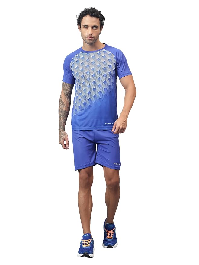 Vector X Adults Jersey with Shorts Set Sports Team wear Regular Fit T-Shirt for Kids, Boys & Men