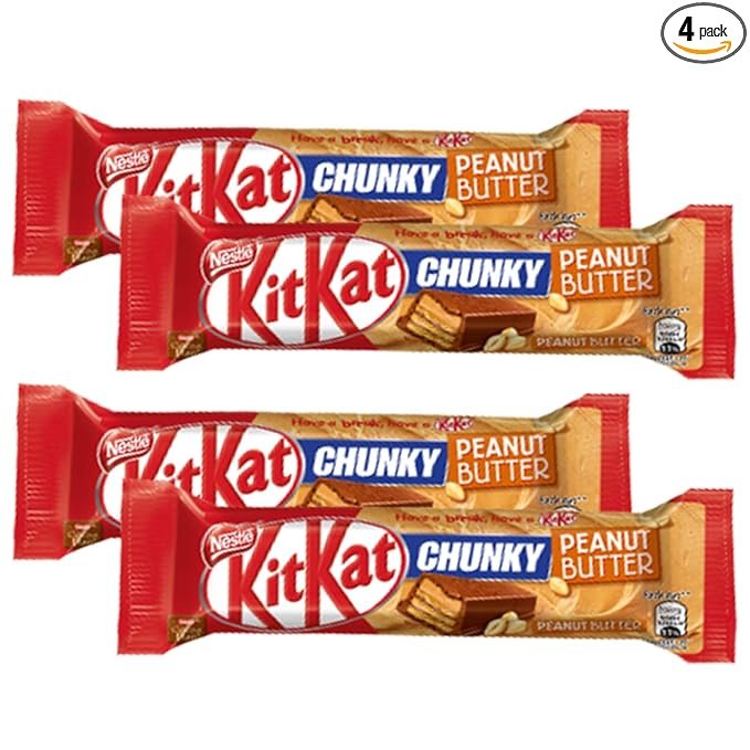 Kitkat Chunky Peanut Butter – 4 Pack, 4 x 42 g