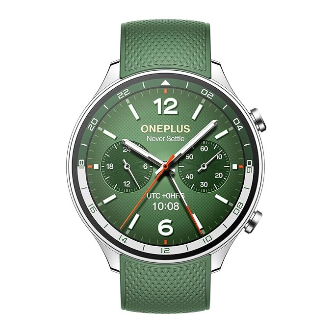 OnePlus Watch 2R with Wear OS 4 by Google [Forest Green]