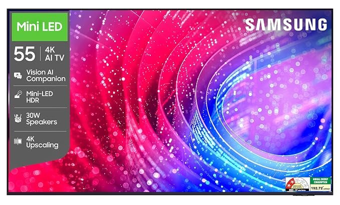 Samsung 55 inches Mini LED 4K Samsung Vision AI Smart TV UA55M2EHAULXL