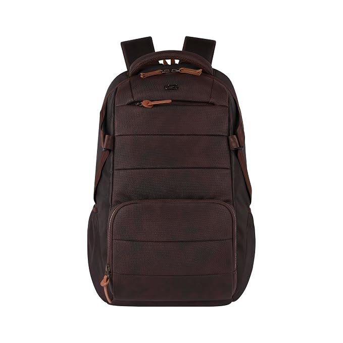 Gear Aspire 19″/31L Large Water Resistant Laptop Backpack/Casual Backpack/Daypack/Travel Backpack/College Bag for Men/Women (Brown-Brown)