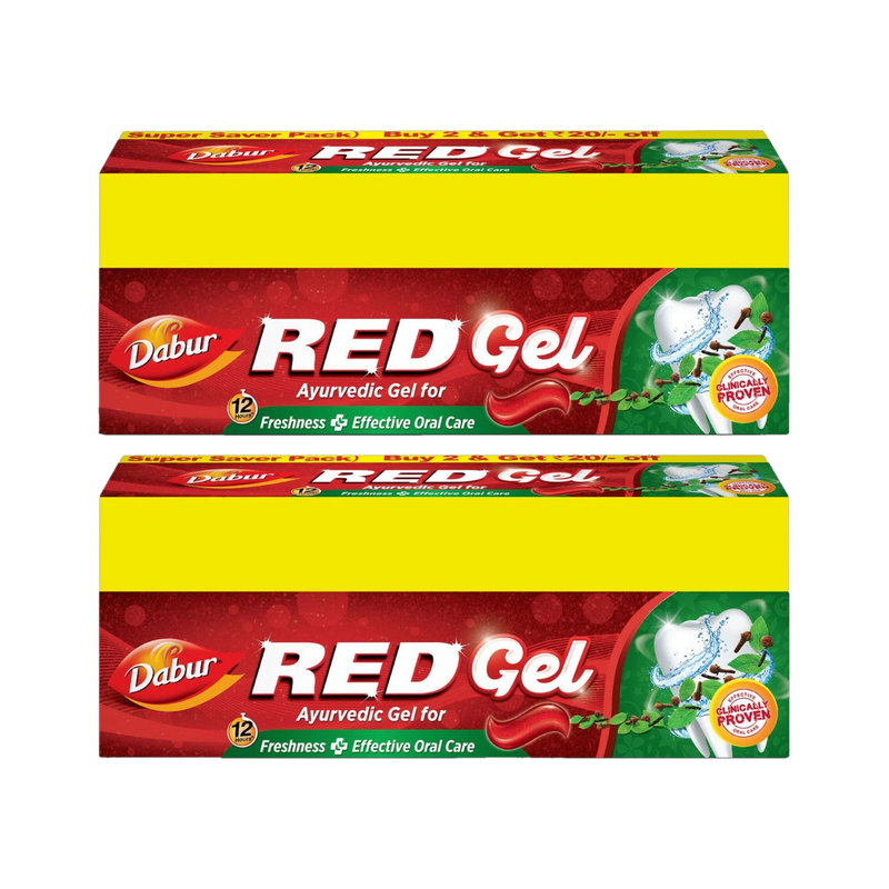 Dabur Red Ayurvedic Gel for Freshness ( Super Saver Pack) Toothpaste
