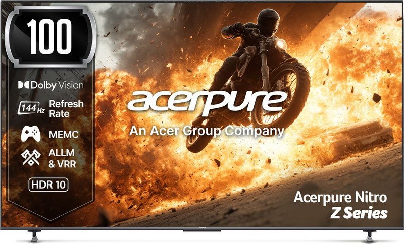 acerpure Nitro Z Series 254 cm (100 inch) QLED Ultra HD (4K) Smart Google TV AP100UG75PNTO5