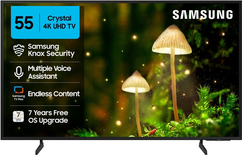 Samsung Crystal 4K Infinity Vision 138 cm (55 inch) Ultra HD (4K) LED Smart Tizen TV