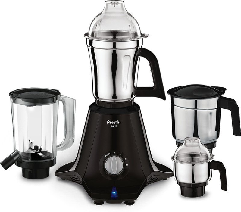 Preethi Boltz 1000 W Mixer Grinder (MG288 | 4 Jars | Po..