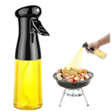 Ashoka’s Mart Glass Oil Dispenser for Kitchen| Vinegar Dispenser, BPA Free, Salad Dressing Cruet Glass Bottle Olive (SPRAY BOTTLE)