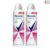 Rexona Advanced Protection Powder Dry | 0% Alcohol | 72H +MotionSense | For Women | 200 ML (Pack of 2)