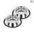 Madhabi Stainless Steel Pet Bowl Set for Dogs and Cats, Size 5, Non-Slip Rubber Base, Rust-Free Food and Water Feeding Bowls, Chew-Proof No-Tip Design for Home and Outdoor Use – Pack of 2
