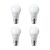 Panasonic 9W Motion Sensor Bulb | 9 Watt LED Radar Bulb for Home | 3 Mtr Radius Sensor Area (PBUM28097R1, Pack – 4)