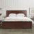 HomeTown Solid Wood Victoria Box Storage King Size Bed (Antique Cherry)