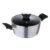Bergner Carbon TT Forged Aluminium Non-Stick Casserole with Glass Lid, 24 cm, 4.6 Liters, Induction Base, Metallic Grey