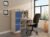 Spacewood Study Table | 3 Year Warranty | Coral|Study Desk with Book Shelf, Office Table, Study Table for Adults, Table with 4 Shelves and 3 Shutter Storage | Engineered Wood | Drift Wood WP