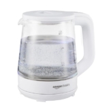 Amazon Basics 1.5 Litre Electric Glass Kettle | 1350W | 360° Swivel Base | Led Indicator | Dry Boil Protection |Auto Shut-off & Overheat Protection | Multipurpose Travel Kettle