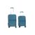 CRUISE Mediterranean Trolley Bags Set (20+24 Inch)| Hard Shell Expandable Suitcases with 8 Spinner Wheels & TSA Lock | Cabin and Check-in Lightweight Luggage Bag | Adjustable Handle (Set of 2)
