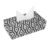 PrettyKrafts Tissue Paper Box Cover Rectangular Shape Napkin Holder use for car,Home and Office, (Single), Diamond Black