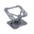 AGARO Metal Laptop Stand, 360° Rotating, Ergonomic, Height & Angle Adjustmentable, Foldable Laptop Holder with Heat Vents & Anti-slip SiliconePads, Compatible to Macbook,HP,Lenevo, & Laptops up to 18″