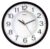 OREVA Round Plastic Analog Abstract Wall Clock (30.6 cm x 4.4 cm x 30.6 cm, D Wood, AQ-1457)