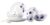 Larah By Borosil Ageria Opalware Glass Dinner Set,Pack of 25, White