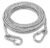 5 Metre Stainless Steel Clothesline Rope with Carabiner Hooks | Heavy-Duty Rust-Resistant Cloth Drying Wire | Strong Hanging Dori for Balcony, Bathroom, Terrace, Indoor & Outdoor Use