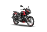 Bajaj Pulsar 125 Disc Carbon Graphics Motorcycle, Split Seat, Ebony Black Racing Red, Booking for Ex-Showroom Price
