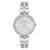 TIMEX Silver-Tone Round Dial Analog Women’s Watch – TWEL22500