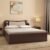Nilkamal Daffodil Wooden Queen Bed with Box Storage | Designer Headboard with Storage | Engineered Wood | 1 Year Warranty | Walnut