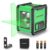 TOMAHAWK® TLL-C-02 Compact 2 Green Line Laser Level – 98ft