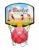 Basket Ball for Kids for Boys/Girls| Premium Basketball|Basketball Portable Set with Hanging Board, Ring Net for Indoor and Outdoor Games| Birthday & Return Gift Set Standard