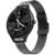Fire-Boltt Phoenix Air Smart Watch 1.26” Round Display, Rotating Button, Wireless Charging, Ultra Lightweight Metal Body, Bluetooth Calling, Smartwatch with Silicone & Mesh Steel Straps Onyx Black