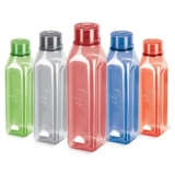 MILTON Prime Pack of 5 Water Bottles, 1 Litre Each I BPA Free I Food Grade Fridge Bottle Set I Leak Proof Bottles for Travel, Work, Assorted