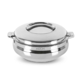 MILTON Sphere 1500 Stainless Steel Casserole, 1.69 Litre, Silver | Double Walled | PU Insulated | Hot & Cold | Food Grade | Easy to Lift Handle | Hygienic