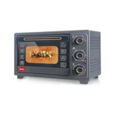 Pigeon Oven Toaster Grill 30 Liters OTG with Rotisserie, Oven Toaster and Grill for Grilling and Baking Cakes (Grey)
