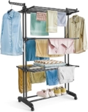 ABOUT SPACE 3 Tier Foldable Cloth Drying Stand