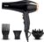 AGARO HD-1130 2000 Watts Professional Hair Dryer with AC Copper Motor, Concentrator, Diffuser, Comb, Hot & Cold Air, 2 Speed 3 Temperature Settings with Cool Shot, For both Men & Women, Black