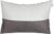 amazon basics Hollow Fiber Sleeping Pillow with Zip | Soft and Fluffy White and Brown – 27 x 16 inch (Pack of 1)